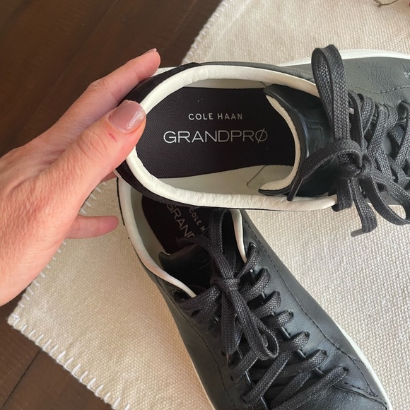 Cole Haan Women's GrandPro Tennis Leather Lace Sneaker - Picture 12 of 12